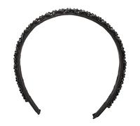 PartyKindom Fashion Crystal Hairband for Simple Handmade Bead Headband Comfortable Lightweight Accessory for All Hair Types for Home Use and Any Occasion