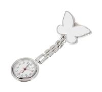 PartyKindom Fashion Nurse Pocket Watch for Women Cute Butterfly Brooch Clip Fob Watch Numbers Accurate Timing for Hospital Staff Lightweight Stylish Design