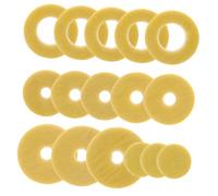 PartyKindom Felt Flute Washers for 16-hole Flute Replacement Open Hole Pads Made of Soft Felt Material Smooth and Precise Hole Pads for Comfortable Playing Experience