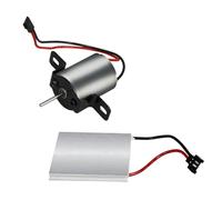 PartyKindom Fireplace Fan Motor and Generator Sheet Set Alloy Stove Fan Accessories Easy to Install Repair Parts for High Temperature Resistant
