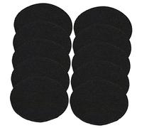 PartyKindom Fireproof round Incense Burner Pads Made of Aluminium and Fire Retardant Cotton 10pcs Heat Resistant Insulating Mats Portable Design for Incense Coils and Burners for Safe Home