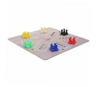 PartyKindom Flying Chess Board Game Player Ludo Board for Family Gatherings Portable and Soft Game Table for Hours of Multiplayer Fun and Excitement