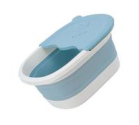 PartyKindom Foldable Boy Girl's Foot Bath Bucket Pp Material Feet Massage Bucket for Home Use Bathing for Boys and Girls Washing Basin for Household Bath Accessories
