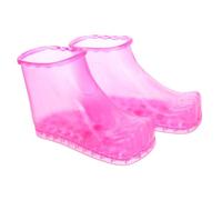 PartyKindom Foot Bath Shoes with Magnetic Massage 16.5cm Small Pink Foot Spa Soaking Tub Pedicure for Home Relaxation and Circulation Care