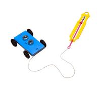 PartyKindom Friction Wheel Educational DIY Physics Experiment Kit for Science Learning Preschool Stem Activity Science Project Equipment Random Color