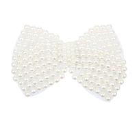 PartyKindom Garment Bowknot Adornment Shoes Bowknot Embellishment Creative Plastic Pearl Design Clothing Decor Handmade Crafts for Making Shoes Decor