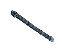 PartyKindom Gpu Power Cable Computer Motherboard Cable 8pin 30cm Braided Black for Internal Power Supply Upgrade