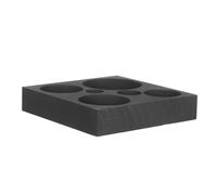 PartyKindom Graphite Ingot Mold Smelting Crucible High Temperature Resistant Metal Casting Mold for Gold Silver Aluminum Copper Brass with Smooth Surface Finish and Easy Demolding