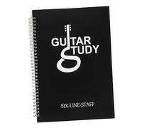 PartyKindom Guitar Sheet Music Book Portable Six- Book for Beginners Music Notebook