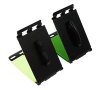 PartyKindom Guitar String Cleaner Made of Plastic and Cloth Easy to Clean under Water 2pcs Light Green for Fingerboard and Strings for Guitar Players to Maintain and Wipe Fretboard