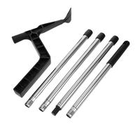 PartyKindom Gutter Cleaning Scoop with Extendable Poles for Safe Roof and Downspout Debris Removal Durable Outdoor Tool for Leaf and Branch Clearing Efficient Gutter Maintenance from Ground