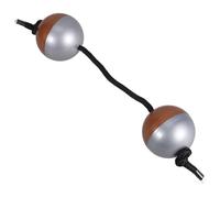 PartyKindom Hand Percussion Maracas Egg Shakers Silver Brown Dual Color Musical Eggs for Rhythm Instruments Music Performances Weddings Home Parties