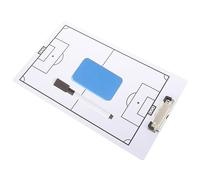 PartyKindom Handball Tactical Board Reusable Dry Erase Clipboard for with Marker Storage PVC Writing Board for Handball Matches and Training Sessions