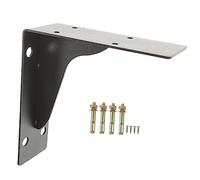 PartyKindom Heavy Duty Brackets Stainless Steel Corner Shelf Brackets for Wall Mounting Includes Screws for Easy Installation for DIY Floating Shelves and Bookcases