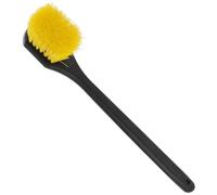 PartyKindom Heavy Duty Car Wheel Cleaning Brush for Rims and Tires with Long Handle Plastic Auto Detail Brush Tool for Car Washing and Detailing