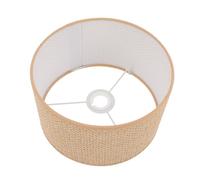 PartyKindom Hexagonal Fabric Weaving Lamp Shade Modern Style Yellow Lampshade Cover for Table and Ceiling Lamps Easy Installation Lightweight for Home Hotel Bedroom Study Use