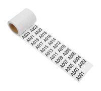 PartyKindom High Adhesive Label Stickers Sequential Inventory Tags for Warehouse Classification and Efficient Organization Multipurpose Use in Logistics and Production