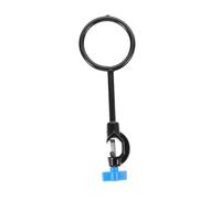 PartyKindom High-grade Closed Metal Retort Ring Laboratory Support Clamp for Glassware Holding Corrosion-resistant Chemistry Lab Stand Accessory Precision-made Iron Support