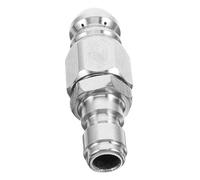 PartyKindom High Pressure Stainless Steel Sewer Nozzle for Jet Washers Cleaning Sprayer Nozzle for Water Flushing and Drain Clearing Easy to Install for Daily Use
