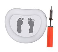 PartyKindom Inflatable PVC Foot Bath for Pool Entry Large Foot Wash Basin for Sand and Grass Cleaning Spacious Design for Comfortable Relaxation Portable Camping Washing Tool Random Color