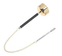 PartyKindom Instrument Material Percussion Fine with Polishing Craftsmanship Buddha Delicate Yin Qing Portable Hand and Crisp Pleasant Sound, Brass and Plastic for Temple Meditation