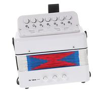 PartyKindom Key Accordion Musical for Preschool Early Development Lightweight Portable Educational Instrument for Boys Abs Material