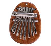 PartyKindom Keys Mini Wooden Kalimba Thumb Piano Portable Musical Instrument with Rope Easy to Play Melodious Tone for Beginners Friends
