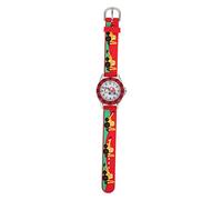 PartyKindom Kids Digital Watch for Boys and Girls with Accurate Time, Adjustable Soft Strap, Red Colour, and Button Battery Included - Comfortable 3D Cartoon Design for School and Everyday