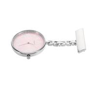PartyKindom Large Dial Nurse Hanging Watch for Women Clear Analog Pocket Watch with Brooch Lapel Pin Nursing School Timepiece for Hospital Exams and Student Use Portable Fob Accessory