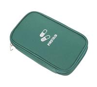 PartyKindom Large Portable Medicine Storage Bag Reusable Oxford Cloth Organizer for Travel Supplies Convenient Lightweight Design with Full Zipper Protection for Health Emergency Needs