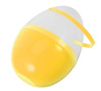 PartyKindom Large Transparent Fillable Easter Egg with Handle Interactive Fun for Boy Girl for Easter Hunt Supplies and Holiday Decor Easy to Carry and Surprise-ready Container