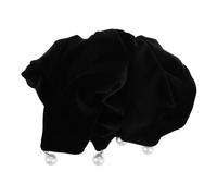 PartyKindom Large Velvet Scrunchies for Women Soft Velvet Hair Ties Square Design for Thick Hair Luxurious Feel Multi Functional as Wristband