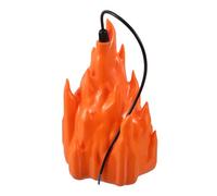 PartyKindom LED Flame Night Lamp Cozy Flickering Fire Effect Light for Home Camping Halloween Decor User Friendly Portable and Versatile Night Light for Adults