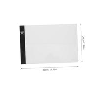 PartyKindom LED Tracing Lightbox with Adjustable Brightness Portable Drawing Board for Artists and Students Safe Plastic Screen for Sketching Animation Calligraphy and Handwriting Practice