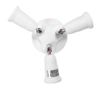 PartyKindom Light Bulb Adapter Socket Splitter with 360 Degree Rotating Swivel Head Converts One E27 Or E40 Lamp Socket into Three E27 E14 Or with Flexible Extension Legs for Home Lighting