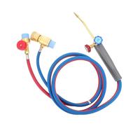 PartyKindom Lightweight Portable Propane Gas Torch with Adjustable Flame for Precision Welding and Soldering, Copper and Rubber Construction for Plumbing and Kitchen Use
