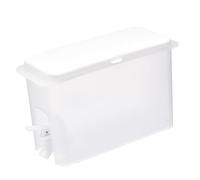 PartyKindom Liquid Laundry Dispenser Bottle 3.5l White with Tap Large Capacity Laundry Soap Container for Bathroom and Kitchen Use