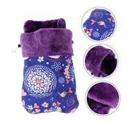 PartyKindom Lovely Deer Pattern Cotton Pet Pouch Cozy Winter Bed for Hamsters Ferrets and Small Pets and Canvas Material for Warmth for Hanging Cages