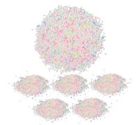 PartyKindom Luminous Sand DIY Kit of Ultra Bright Decorative Glitter Particles for Crafting Wishing Bottles and Art Projects Safe Odorless Glow Dark Sand