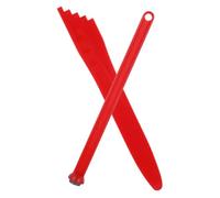 PartyKindom Magnetic Lid Lifter and Measuring Ruler Canning Tool Kit 2pcs Bubble Remover and Jar Lid Lifter Set for Home Canning Anti-Scald Design Red and Ruler for Preserving Jars