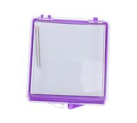 PartyKindom Magnetic Needle Suction Box Transparent Cover Sewing Organizer for Home Sewing Accessories Smooth Surface Storage for Cross Stitch Knitting Tools