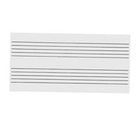 PartyKindom Magnetic Whiteboard Accessories for Music Teaching Tools Lightweight Rubber Small Magnetic Whiteboard with Sl esign, for School and Classroom Use by Music Teachers