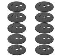 PartyKindom Mechanical Music Box Disc Plates Easy Installation and Portable Design 10pcs with Plastic Base, 3.35' Replacement Parts for Music Box Mechanism for DIY Repair and Home Crafting