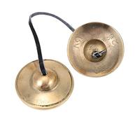 PartyKindom Meditation Cymbal Bell Premium Brass Religious Percussion Instrument for Yoga and Ceremony Durable and Practical Design High Pitched Tone for Mindfulness and Sound Therapy