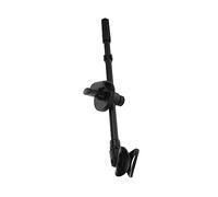 PartyKindom Metal Microphone Boom Arm Stand 350mm with Hole Egg Clamp, Tilting Rotating Mic Boom Arm for Home Studio and Podium Use