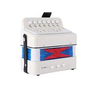 PartyKindom Mini Accordion for Boy Girl Plastic Abs and Metal Material Educational Music Toy for Beginners for Musical Playtime at Home School