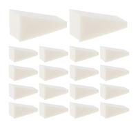 PartyKindom Mini Cosmetic Triangle Sponges 40Pcs Lightweight Makeup Wedges for Foundation Blush Nail Art and-The-Go Touch-Ups