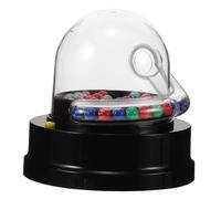 PartyKindom Mini Electric Lottery Balls Machine Portable Number Picker for Party Game Transparent Compact Lucky Draw for Family and Friends Entertainment