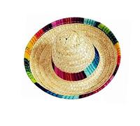 PartyKindom Mini Mexican Hat Headband for Pets 1pcs Hair Hoop Fun Dog Headdress Cute Headwear for Small Dogs Random Color