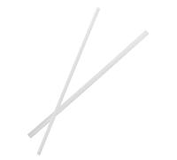 PartyKindom Miniature Dollhouse Wood Trim Molding Unfinished Skirting Board Corner Trim Ornaments for Dollhouse Decor White Waistline Baseboard for Creative DIY Projects
